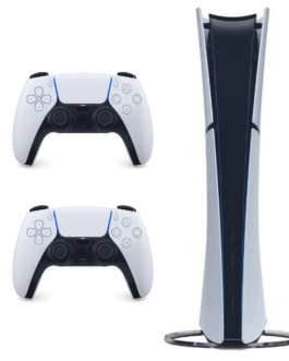 PS5 SLIM 1TB SSD DIGITAL COM 2 CONTROLES / FRETE GRÁTIS