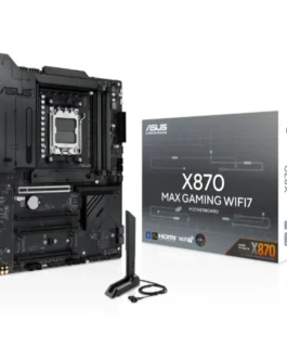 Placa Mae Asus X870 Max Gaming Wifi7, DDR5, Socket AMD AM5, ATX, Chipset AMD X870, 90MB1LY0-M0EAY0