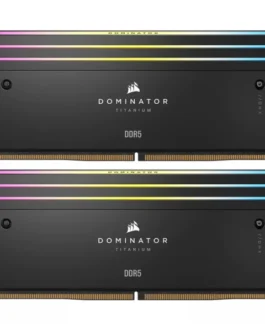 MEMÓRIA RAM CORSAIR DOMINATOR TITANIUM DDR5 96GB (2x48GB) 6800MHz / FRETE GRÁTIS