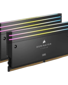 MEMÓRIA RAM CORSAIR DOMINATOR TITANIUM DDR5 96GB (2x48GB) 6800MHz / FRETE GRÁTIS